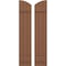 Ekena Millwork Americraft 3-Board (2 Batten) Wood Joined Board-n-Batten Shutters w/Ellipt Top, ARW101BE311X32BTH, PR ARW101BE311X32BTH - alternate 1